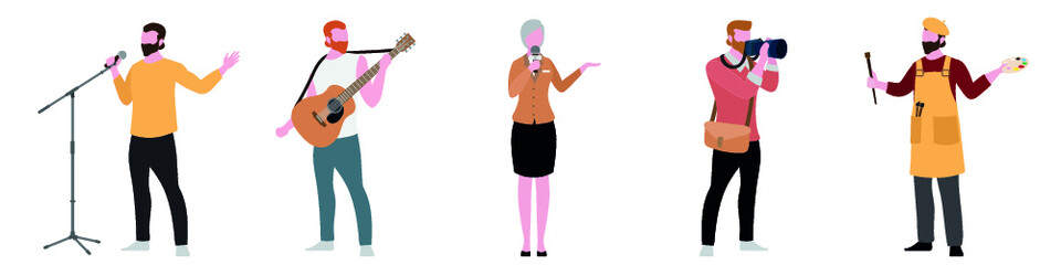 musician, people, avatar, person, group, character, profession