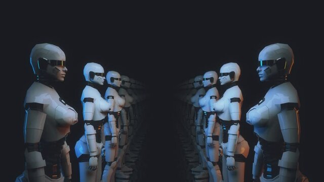 Futuristic Robots 4k