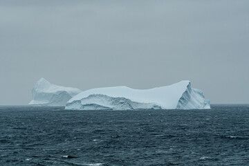 Icebergs in South Atlantic Ocean, Antarctica