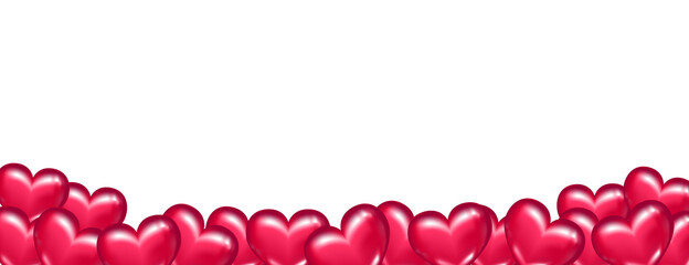 バレンタインデーの背景、ハート型チョコ。シンプルな白背景