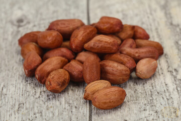 Raw peanut heap - for roast