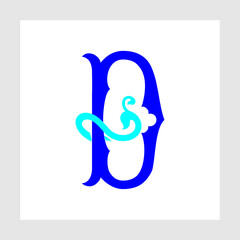 Luxury Logo set with Flourishes Calligraphic Monogram design for Premium brand identity.  Colorful on white background,
Royal Calligraphic Beautiful Logo. Vintage Drawn Emblem