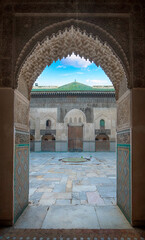 The Madrasa Bou Inania (Medersa el Bouanania) in FEZ, MOROCCO is acknowledged as an excellent...
