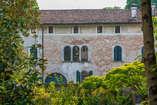 Ancient castle and historic village of Cordovado. Italy