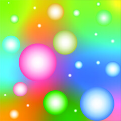 abstract background with bubbles