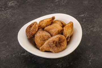 Dry sweet fig fruit heap