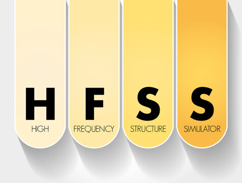 HFSS - High Frequency Structure Simulator acronym, technology concept background