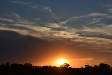 Sommer, Sonne, Sonnenuntergang, Sonnenaufgang, Abendrot, Morgenrot, Dämmerung, Abenddämmerung,...