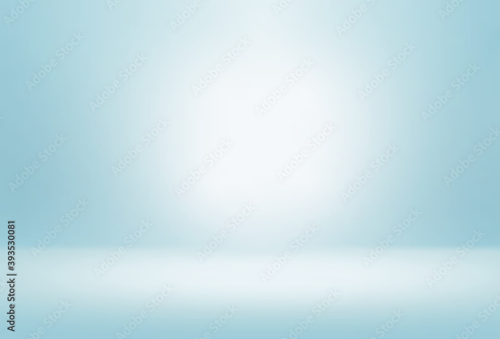 Fototapete Gray empty room studio gradient used for background and display your products - Vector	
