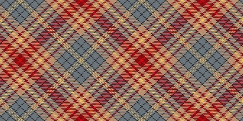 red and yellow raspberry tartlet colors fabric texture of traditional checkered diagonal tartan seamless ornament for plaid, tablecloths, shirts, clothes, dresses, bedding
