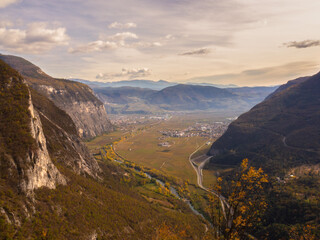 Fototapeta premium From Mezzolombardo landscape