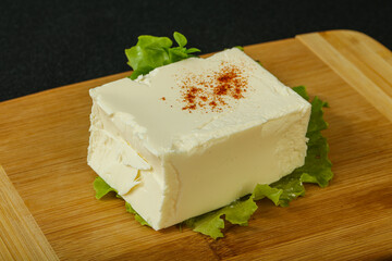 Greek traditional soft feta cheese