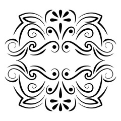 divider decoration antique nature icon