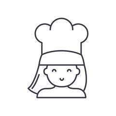 Culinary icon, linear isolated illustration, thin line vector, web design sign, outline concept symbol with editable stroke on white background.