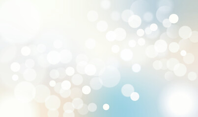 Bokeh silver gold and white background with texture. Bokeh colorful glows sparkle beautiful New year day concept. and used for background and display your product.