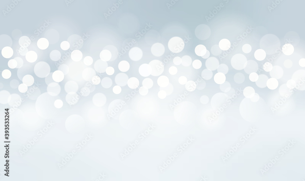 Fototapete bokeh silver background with texture. bokeh colorful glows sparkle beautiful new year day concept. a