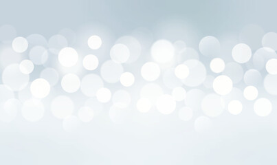 Bokeh silver background with texture. Bokeh colorful glows sparkle beautiful New year day concept. and used for background and display your product.