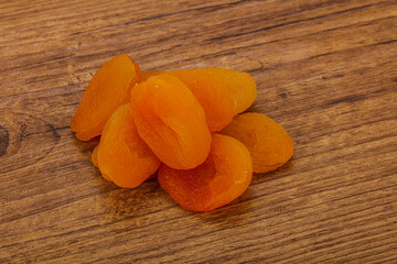 Sweet tasty dried apricot heap