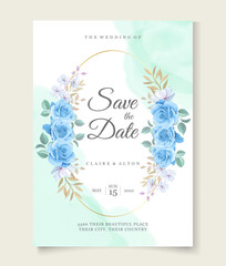 Minimalis wedding invitation card design