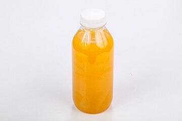 Orange fresh made  juice bottle