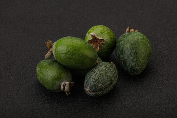 Tropical green sweet fruit Feijoa