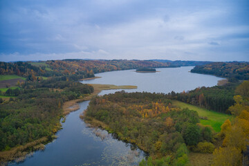 Fototapeta na wymiar Ręboszewo - jezioro Wielkie