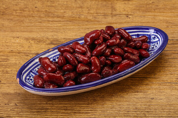 Canned red Kidney in the bowl