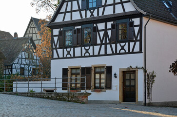 fachwerk in der altstadt von speyer