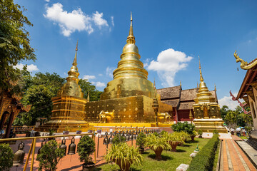 Wat Phra Singh Woramahawihan (Gold Temple) in Chiang Mai, Thailand