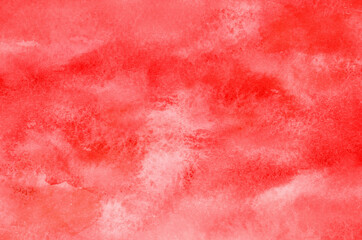 Abstract red watercolor background texture