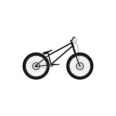 Fototapeta na wymiar trial bike, on white background