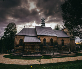 Fototapeta premium church in bieszczady / kościół / cerkiew