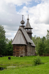 Wooden Church of the All-Merciful Savior in Kostroma Russia