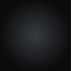 Black Brick Stonewall. Square oriented. Vector Illustration