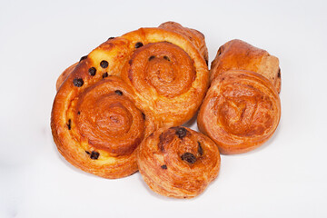 sweet bun with raisins