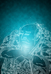 浮世絵　歌舞伎役者　その30　クリスタルバージョン