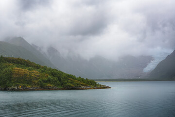 Glacier Black ice , Norway