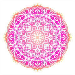 circular mandala ornament vector illustration