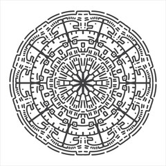 creative abstract mandala art vector design