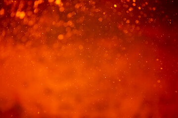 water drops on red background