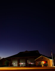 Idle early morning in Fire Station #22 in Lexington, Kentucky