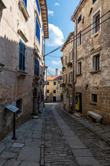 Fototapeta na wymiar In der historischen Altstadt von Groznjan, Kroatien