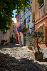 Fototapeta na wymiar In der historischen Altstadt von Groznjan, Kroatien