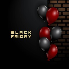 Black Friday Background. Good for Banner or Poster.