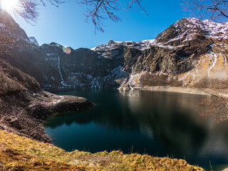 The waterfall Cascade d’Oô or Cascade du Lac d’Espingo is located at Lac d’Oô. The Lake Doo...