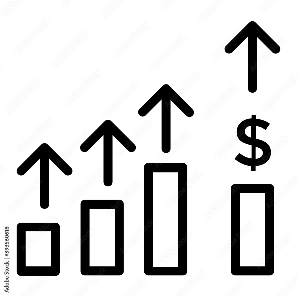 Wall mural Financial  data visualization