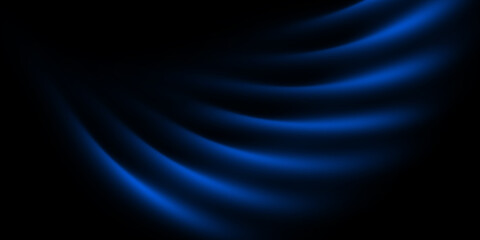 
Abstract blue soft dark background with wave 