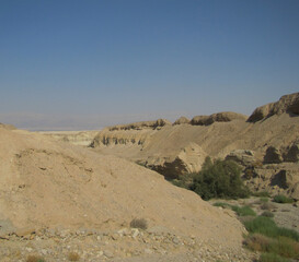 Fototapeta na wymiar Izrael pustynia morze martwe