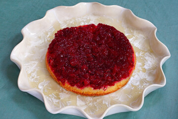 Nantucket Cranberry and almond cake