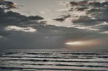  Clouds over the sea